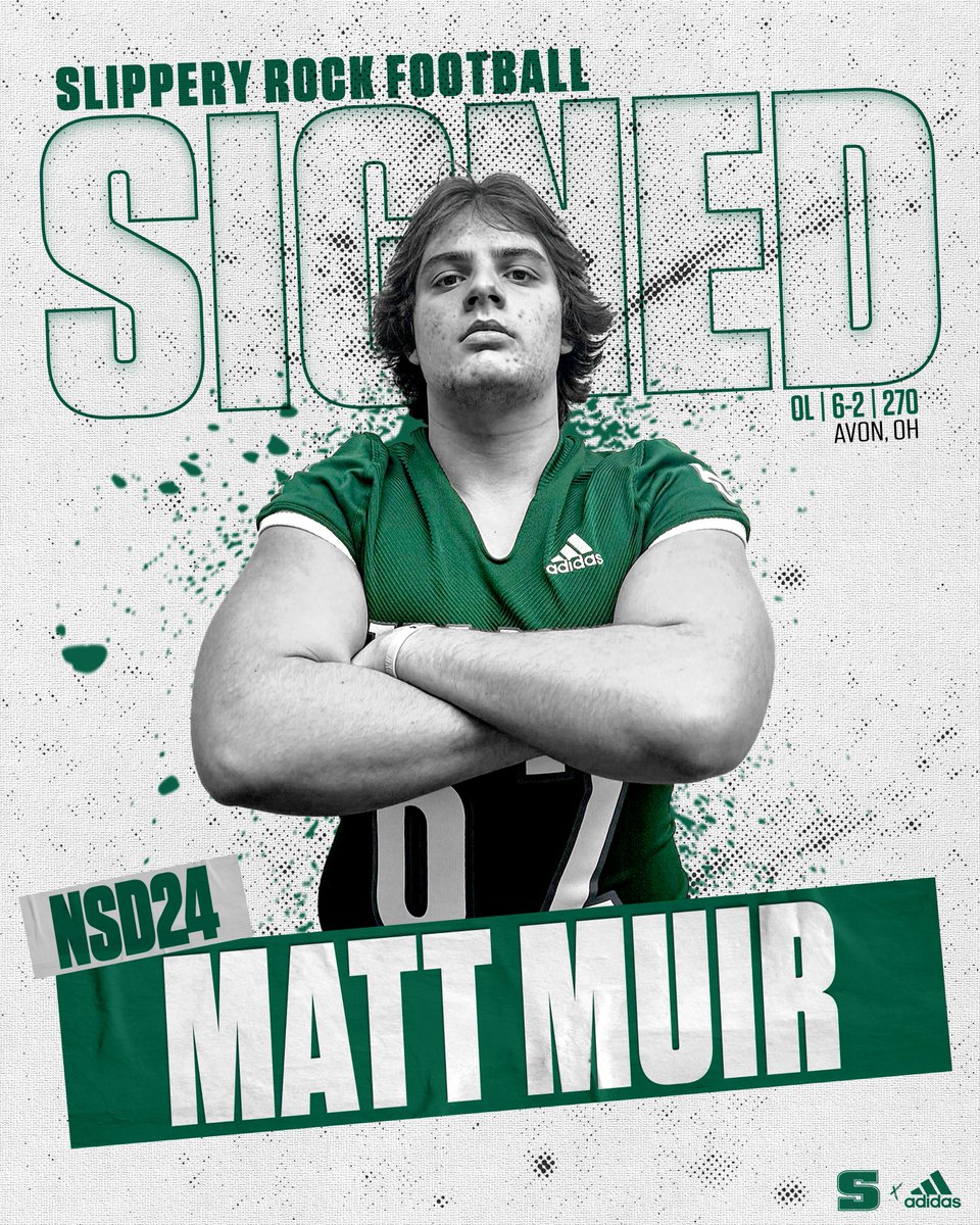 Welcome to The Rock, Matt Muir! Matt is an All-State offensive lineman from Avon High School in Ohio, where he helped the team to a state semifinal appearance in 2023. #RockNSD24 📰: bit.ly/486u434