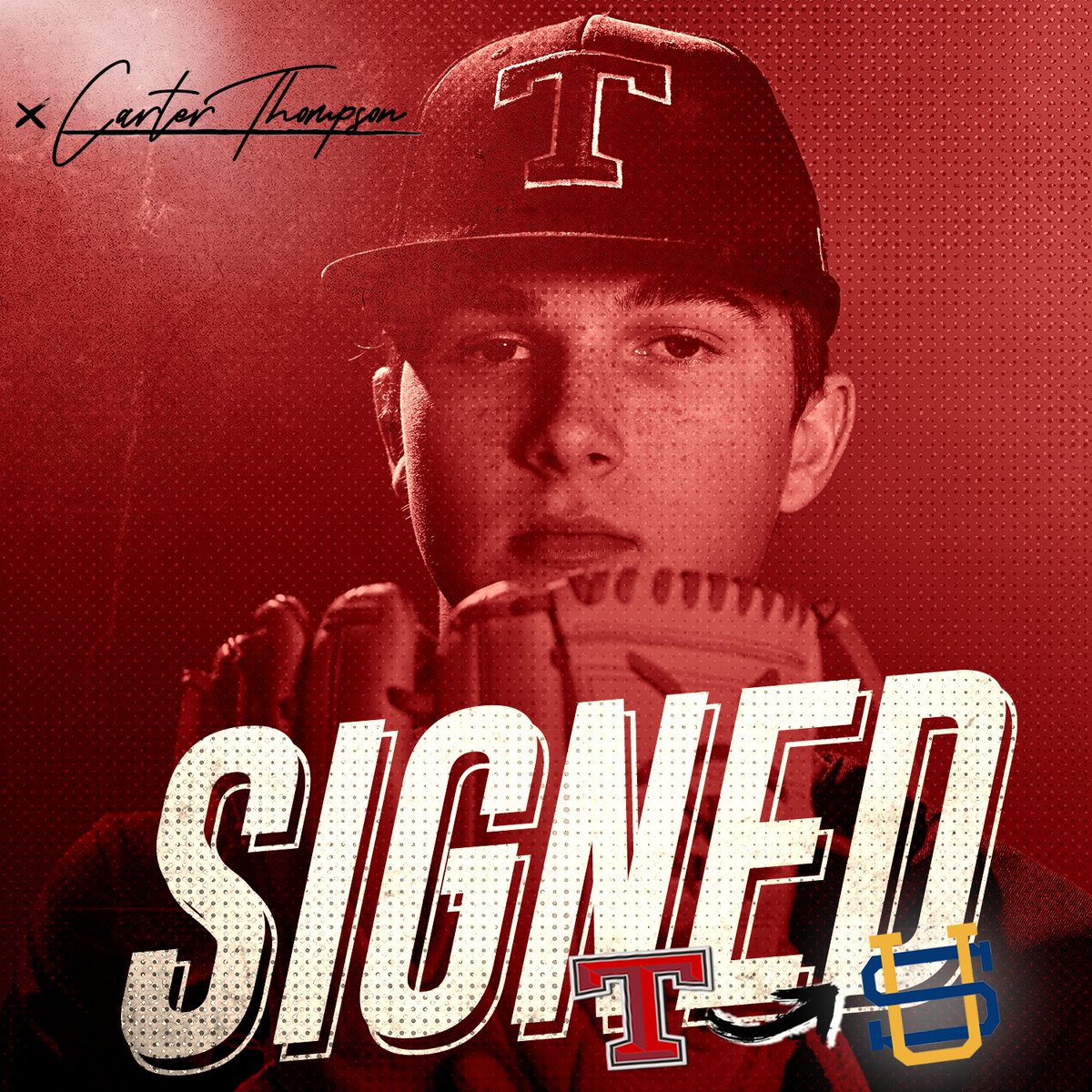 athletics_ths's tweet photo. Congratulations! Carter Thompson has signed with Southern Union! https://t.co/1DxXF3QOOS