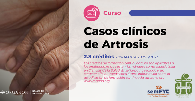 OrganonEspana's tweet photo. ¿Cómo ha ido evolucionando la artrosis? ¿Qué opciones de tratamiento existen? ¿Cómo se maneja una artrosis de mano? ¿Y de cadera?

¡Descubre esto y mucho más en este curso acreditado 100% práctico y avalado por @semFYC!