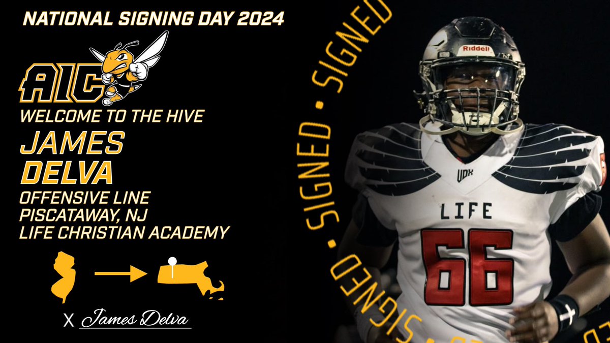 Welcome to State Street! ✍🏼| James Delva 📱| @Jay1Delva 📍| Life Christian Academy HS (VA) 🚨| Offensive Line 📋| 6’5” 290 🎥| rb.gy/9bax6b #AICommitted | #NSD24 | #OneHiveOneFamily