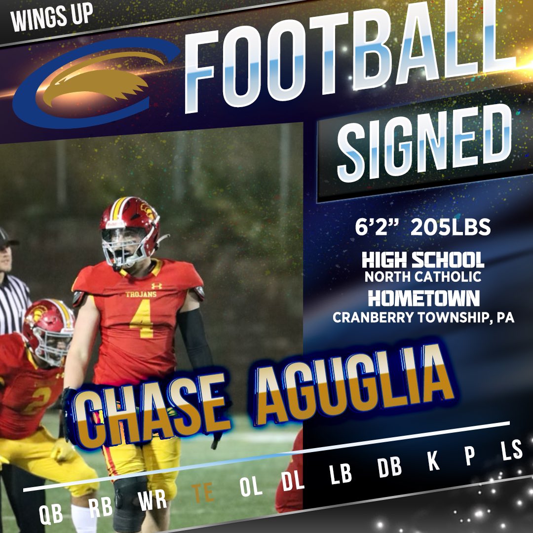 Chose to roll with the Blue and Gold! 🔵🟡

Welcome home, <a href="/chaseaguglia/">Chase Aguglia</a> 

#WingsUp | #NSD24