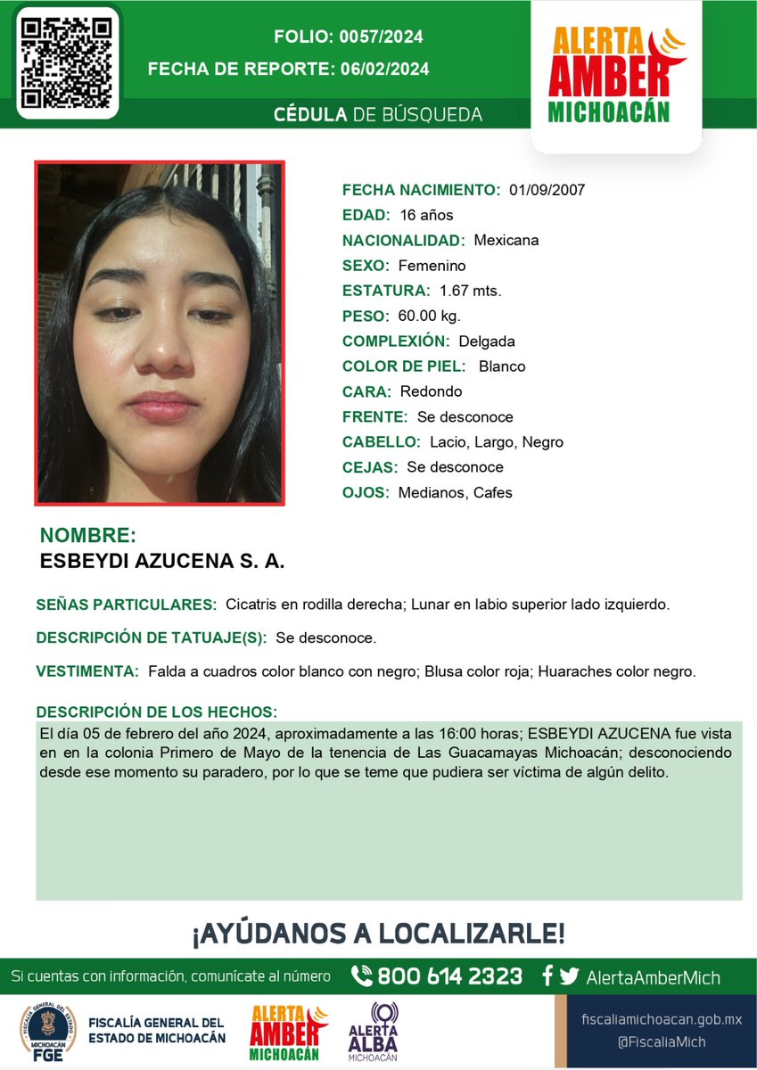 90gradosmx's tweet photo. #ServicioSocial || Se solicita la cooperación de la ciudadanía para localizar a la siguiente persona.

En caso de tener información favor de comunicarse a lo números antes mencionados. https://t.co/w0aTF2DSqg