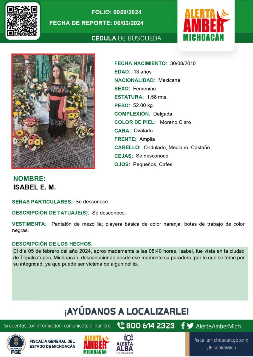 90gradosmx's tweet photo. #ServicioSocial || Se solicita la cooperación de la ciudadanía para localizar a la siguiente persona.

En caso de tener información favor de comunicarse a lo números antes mencionados. https://t.co/9lwTEXmL85