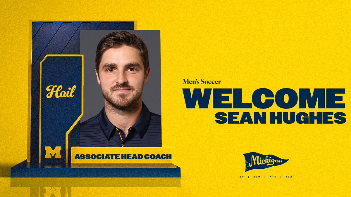 We are pleased to announce the hiring of Sean Hughes as our associate head coach.

More on Coach Hughes: myumi.ch/zXV14

#GoBlue 〽️