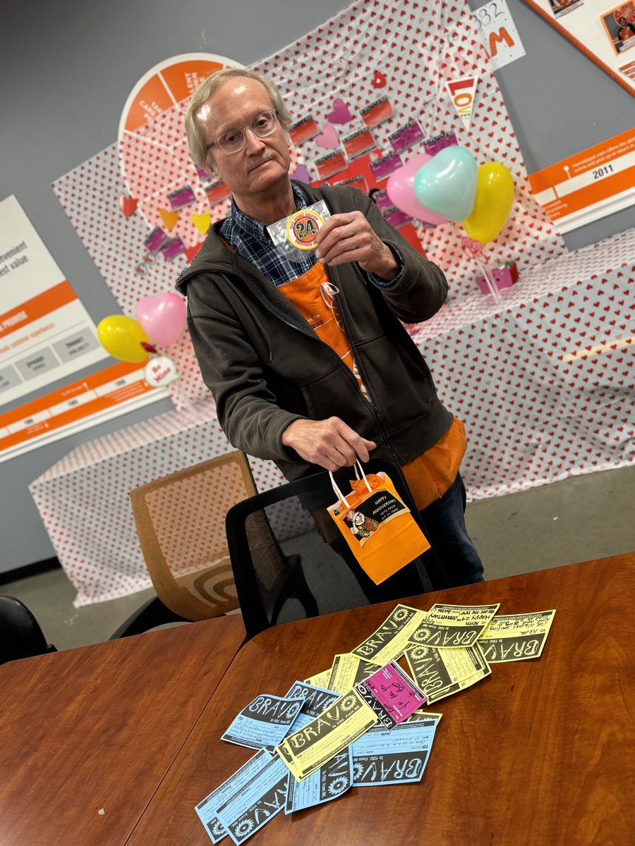 Sara Hobbs (@shobbs610) on Twitter photo Happy 24th Anniversary to Pro cashier Keith!!! 24 years and only one call off! We had a ‘Keith’ parade and he went through the whole store collecting Bravos from all the associates! <a href="/THD3882/">Wadsworth Home Depot</a> <a href="/Crosscheck14/">Mark Niehus</a> @yojharisA <a href="/julescommon/">Julia Common</a> <a href="/John_Lerch/">John Lerch</a> Happy 24th Anniversary to Pro cashier Keith!!! 24 years and only one call off! We had a ‘Keith’ parade and he went through the whole store collecting Bravos from all the associates! <a href="/THD3882/">Wadsworth Home Depot</a> <a href="/Crosscheck14/">Mark Niehus</a> @yojharisA <a href="/julescommon/">Julia Common</a> <a href="/John_Lerch/">John Lerch</a>