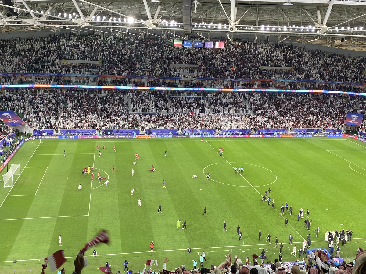 内容は🇮🇷の勝ち試合だったかな
終盤のカタールの盛り上がり方が凄かった
#AsianCup2023