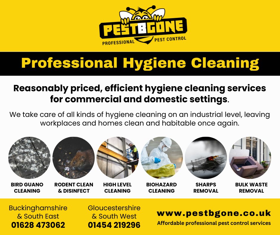 PESTBGONEUK's tweet photo. https://t.co/Xx7q5Ppk5V
info@pestbgone.co.uk
#pestcontrol #pests #pestcontroller #pestcontrollers #pestcontrolcompany #pestcontroladvice #pestmanagement #pestcontrolservice #pestcontrolservices #Marlow #Slough  #Buckinghamshire #Hertfordshire #Gloucestershire #ChippingSodbury https://t.co/z67dZIxADx