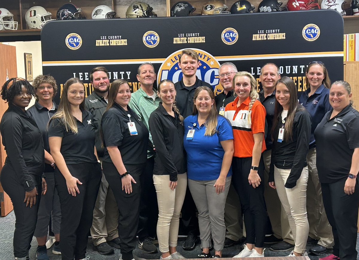 All the Athletic Trainers in the building today getting ready for National Athletic Trainer Month coming up in March.