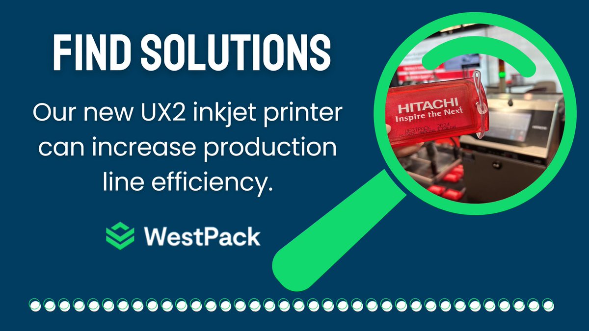 HitachiIndEquip's tweet image. We are proud to highlight the UX2 CIJ Printer at #WestPack2024! Stop by and watch this printer LIVE and see how you could be saving more! 

Booth 5224 &amp;gt;&amp;gt;&amp;gt; tinyurl.com/2se36w2z

#IMEWest #DiscoverEngineerBuild #hitachicoding #hitachiknowledge #hitachisolutions #westpack