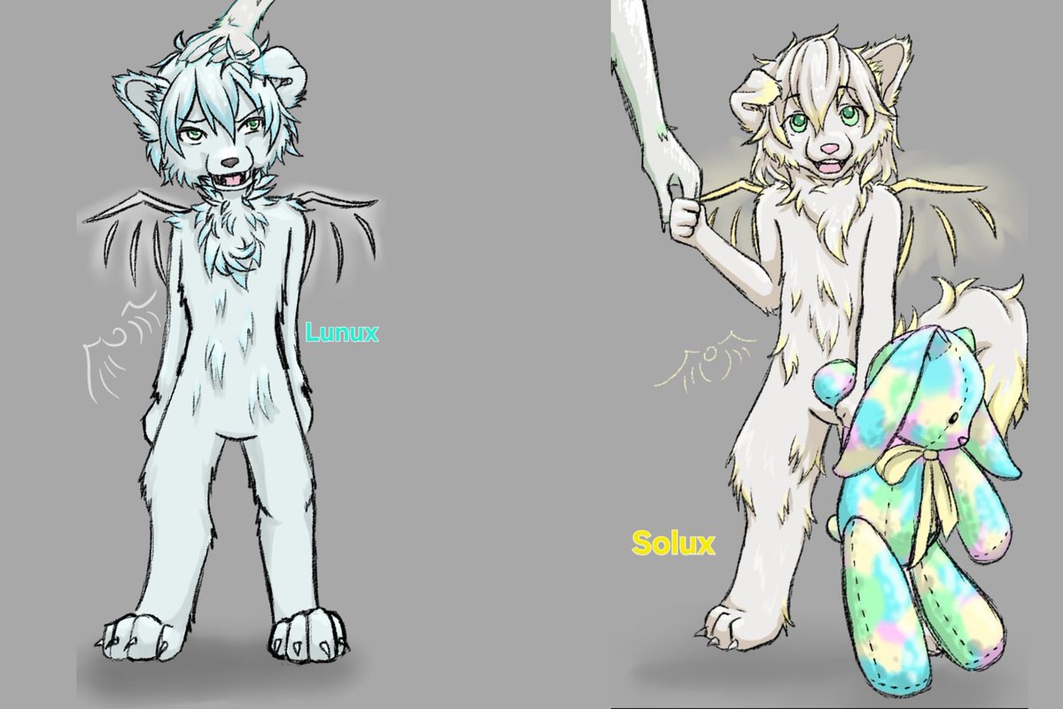 SoluxLunux's tweet photo. "It's hard to come up with a fursona name" https://t.co/QOZv9do0DN