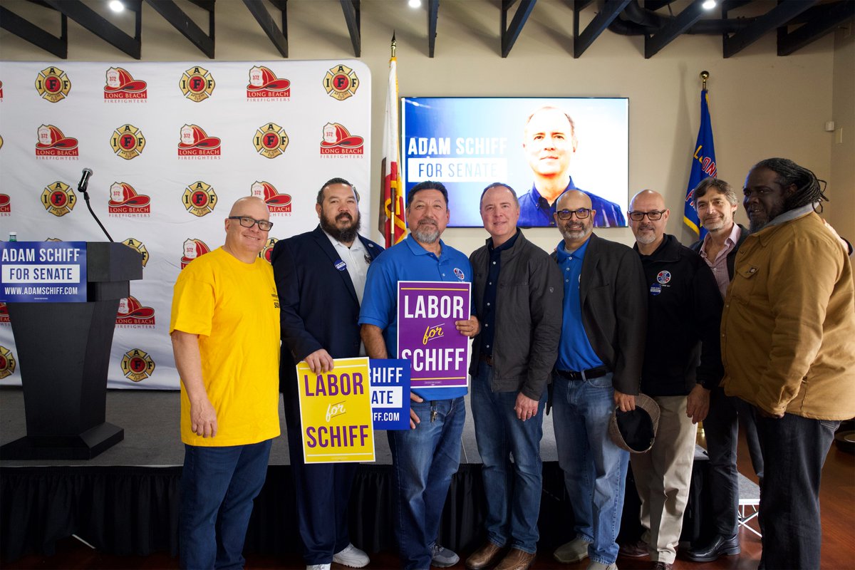 Great to be in Long Beach this weekend with Mayor @RexRichardson and @lbfirefighters for an awesome endorsement event! Thanks for hosting, Mr. Mayor!