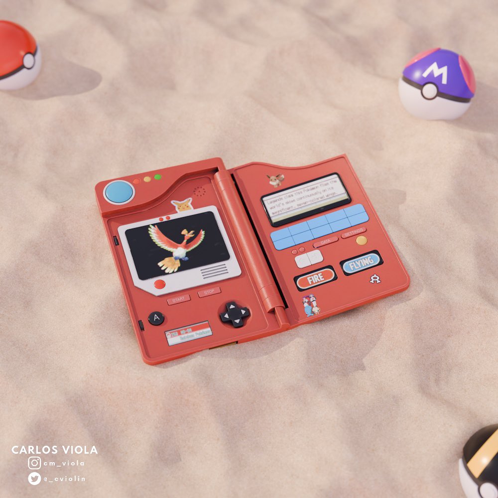 ceevee3d's tweet photo. Pokédex.

#blender #b3d #pokemon https://t.co/xrFgWUOuIE