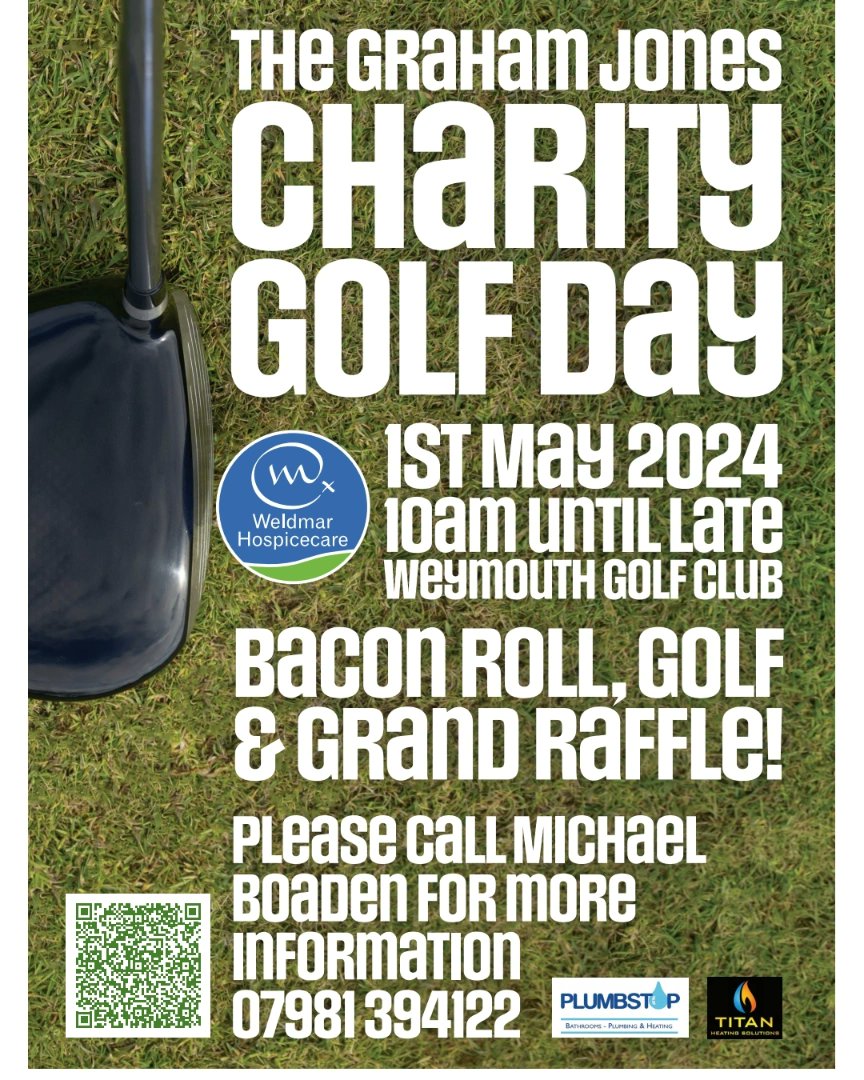 Did you know this little QR code takes you to my just giving page where you can help us raise money for a local #Dorset hospice <a href="/Weldmar/">Weldmar Hospicecare</a> who cared for our friend who recently passed away. They do such an amazing job. This year I'm dedicating any money we manage to raise to them.