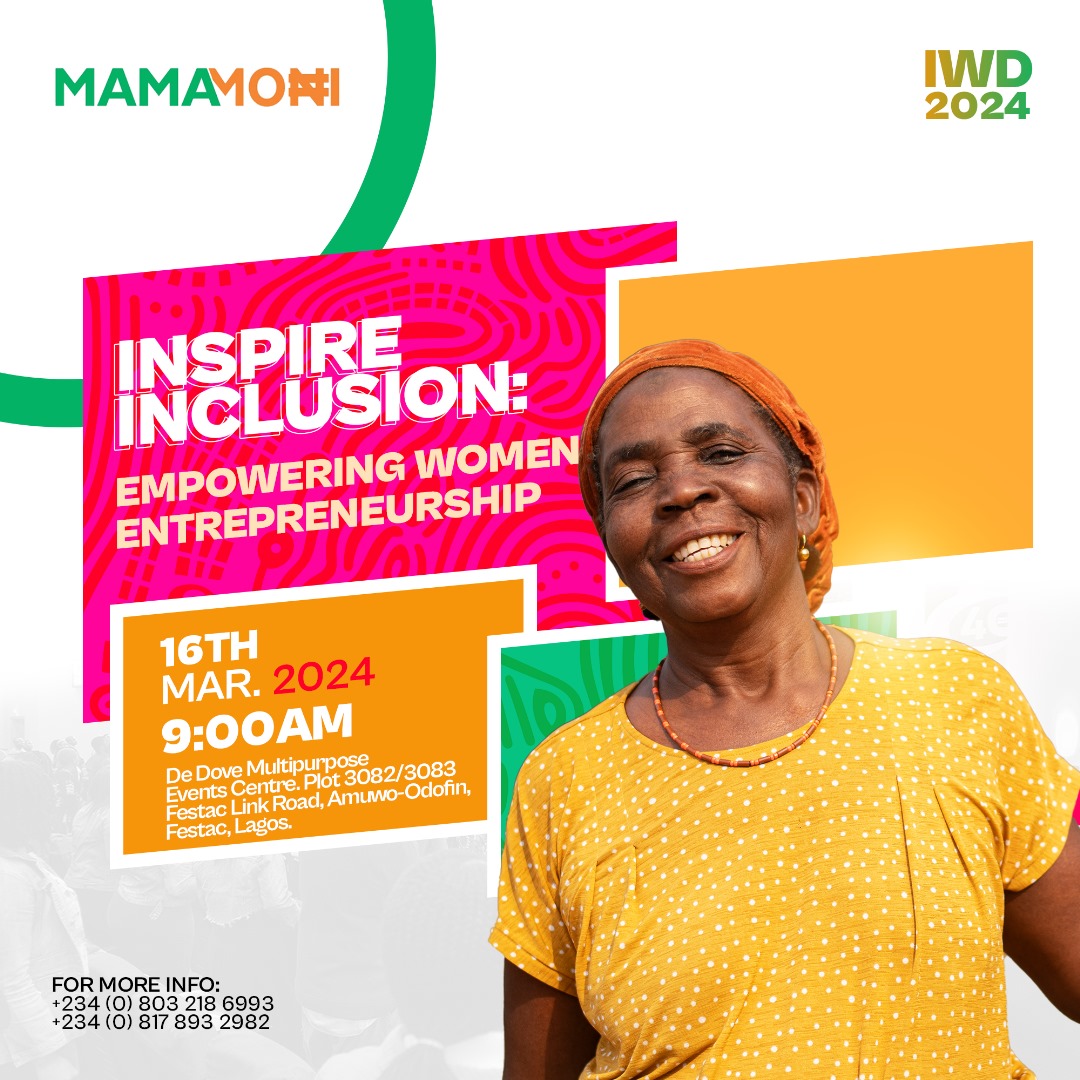 mamamoninigeria's tweet photo. 🥳🥳🥳🥳 our registration link is live💃💃💃💃💃

You can now register for our International Women’s Day event using via https://t.co/3nq39i8sJh

#mamamoniiwd2024 
#mamamoni 
#ibewomaninvestinme 
#ibemanideysupportwomen 
#iwd2024 
#inspireinclusion 
#SDG5 https://t.co/j1OLcMJvUI