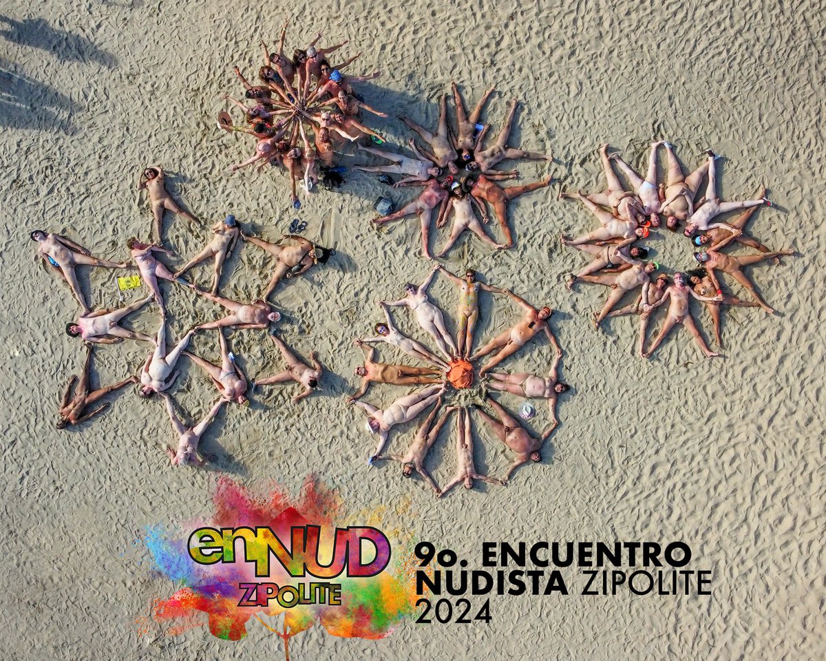Foto oficial Encuentro Nudista 2024x, gracias a todos por estar y por ser
