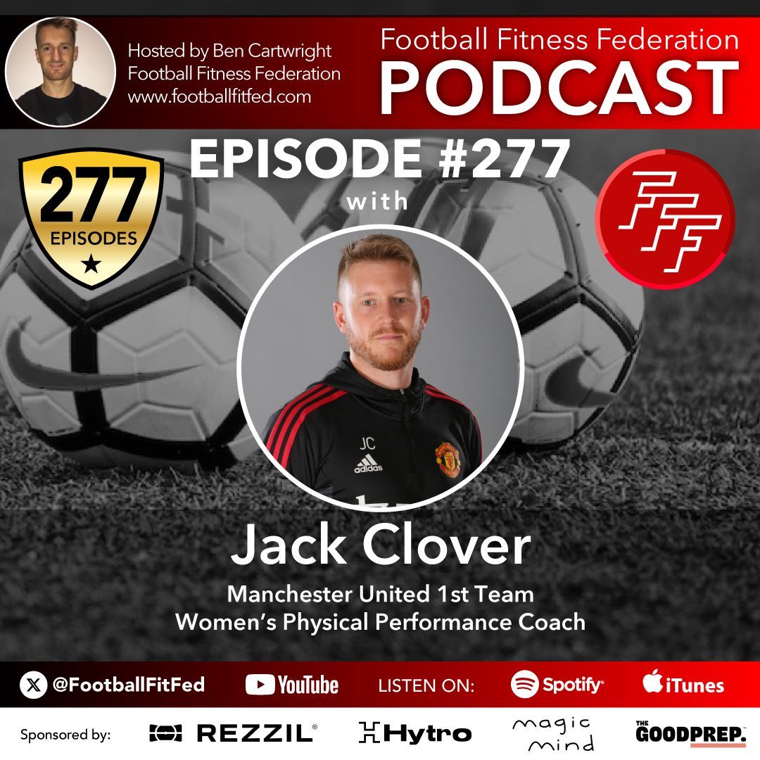 #277 is with <a href="/ManUtdWomen/">Manchester United Women</a> 1st Team Physical Performance coach <a href="/jack_clover1/">Jack Clover</a>

We discussed:
▫️Preparing players for the <a href="/BarclaysWSL/">Barclays Women's Super League</a>
▫️Gaps in the research
▫️New technology
▫️Individualisation
&amp; much more!

📺👉buff.ly/3HRPnKW
🎧👉buff.ly/3Uw3LjN