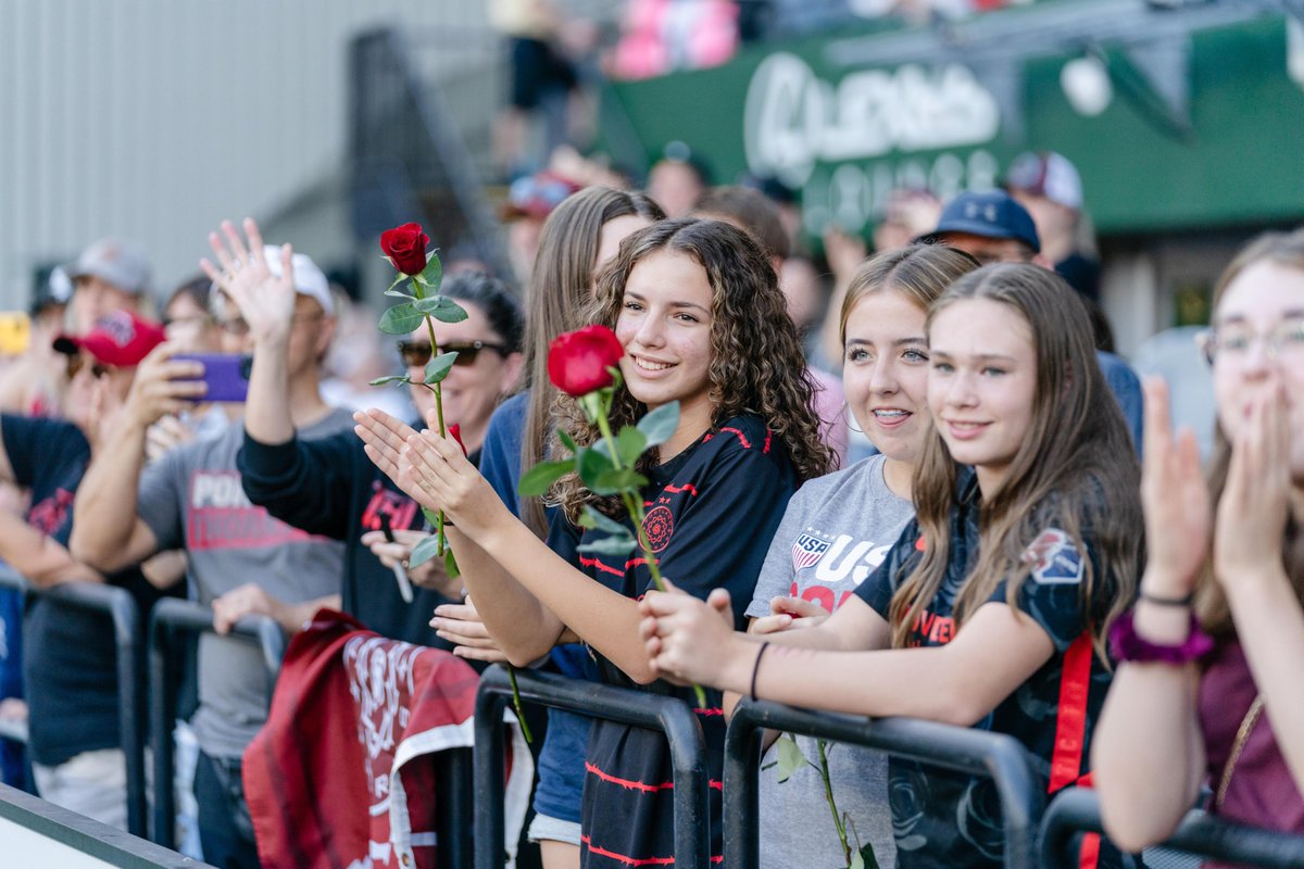 To our first team and youth academy, to our coaching & training staff, and to our dedicated fans. Thank you to all the amazing women for inspiring us & growing this game every day. Happy National Girls and Women in Sports Day! 🌹 #NGWSD x #BAONPDX