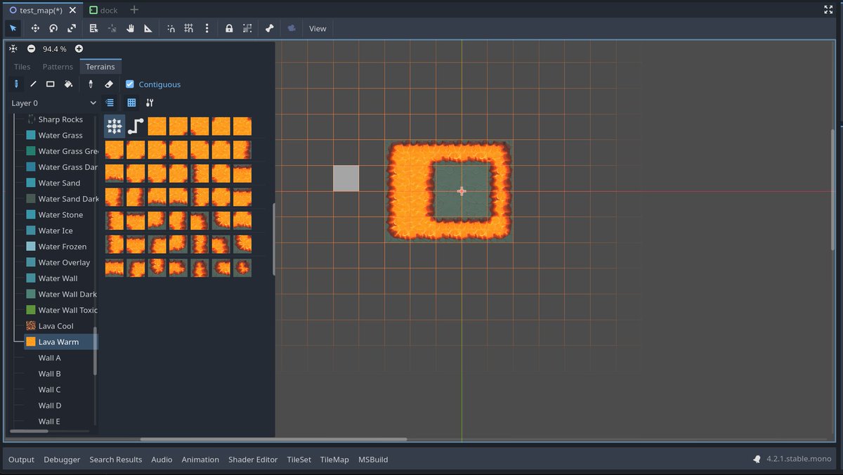 Leslie Young (@pl_young) on Twitter photo Want the <a href="/godotengine/">Godot Engine</a> TileMap editor panel to the side rather than in bottom dock? Try this addon. Useful on ultra-wide screens. github.com/plyoung/godot_…
#GODOT Want the <a href="/godotengine/">Godot Engine</a> TileMap editor panel to the side rather than in bottom dock? Try this addon. Useful on ultra-wide screens. github.com/plyoung/godot_…
#GODOT
