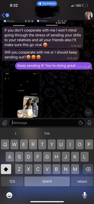 When they think it&rsquo;s blackmail but it&rsquo;s really free advertisement for your clip store relaunch https://t<a href="/tag/faceofhorror"class="tags"><span>#faceofhorror</span></a>