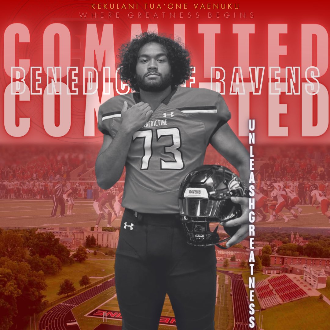 This Bulldog has COMMITTED to a new nest❗️Grateful &amp; proud to announce my admission to <a href="/BenedictineKS/">Benedictine College</a> #AGTG #UNLEASHGREATNESS <a href="/RavenFootballBC/">Benedictine Football</a> <a href="/SC_BulldogFB/">Summer Creek Football</a> <a href="/JoelOsborn_BC/">Joel Osborn</a> <a href="/CoachKRHarrison/">Coach Harrison, M.Ed.</a> <a href="/CoachJThomas79/">Josh Thomas</a> <a href="/Coach_Merfeld/">Andy Merfeld</a> <a href="/dodie4nic/">James Harper</a> <a href="/CoachPopsBC/">George Papageorgiou</a> <a href="/CoachJustice/">Jeremy Justice M.S.</a>