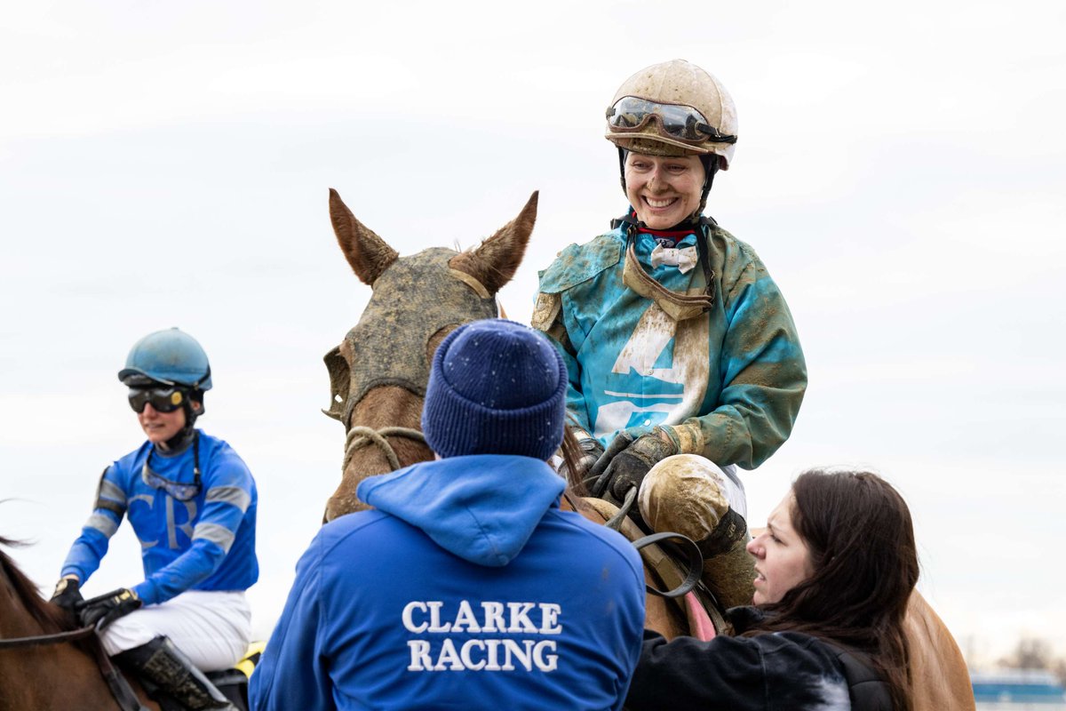 TheNYRA's tweet photo. What a year for women in racing! Proud to celebrate National Girls and Women in Sports Day, today and every day! 🩷💪 #NGWSD https://t.co/N4YP4QsxVm