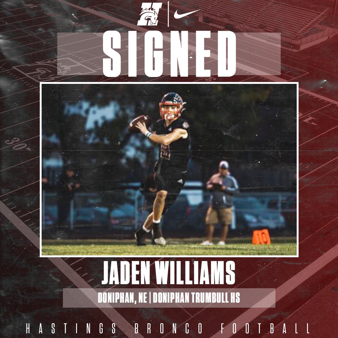 🚨SIGNED🚨
Headed down the road! Welcome to Hastings College Jaden!
#GDTBAB | #BrickandMortar