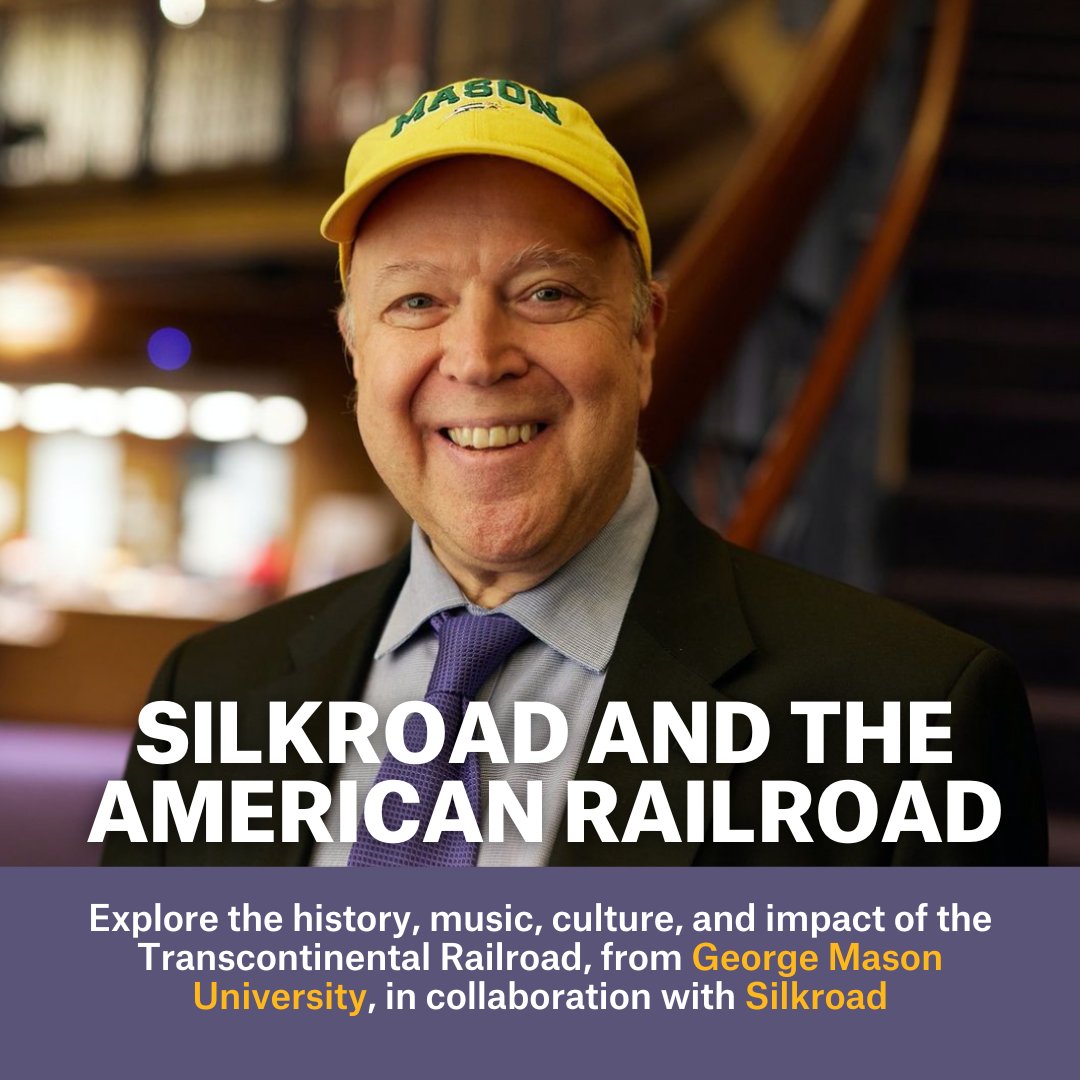 There's still time to join George Mason University’s College of Visual and Performing Arts Dean Rick Davis on an investigation of the railroad’s intersections of technologies, politics, culture, and people. Click this link for more information: bit.ly/3ur7Gnb