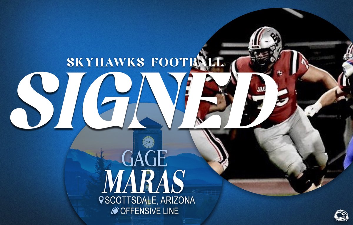 Welcome to the 𝙎𝙆𝙔𝙃𝘼𝙒𝙆𝙎 𝙁𝘼𝙈𝙄𝙇𝙔, Gage Maras!💙💛

#ToTheTop