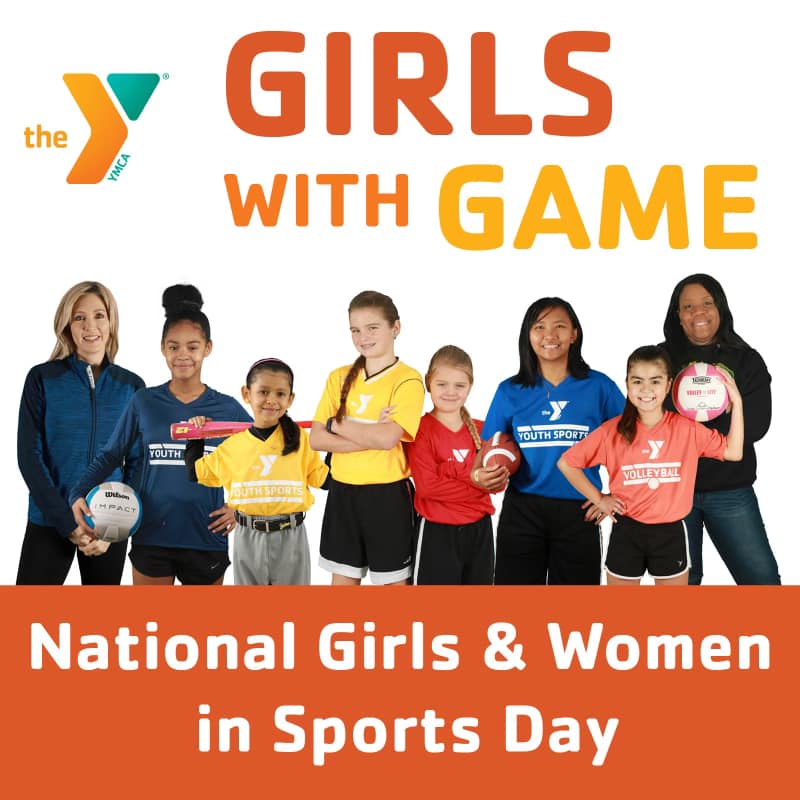 Today is the 38th annual National Girls &amp; Women in Sports Day! At the Y, we are beyond proud to empower and support all of our female athletes today and every day. Go get it, girls! #TheY #GirlPower