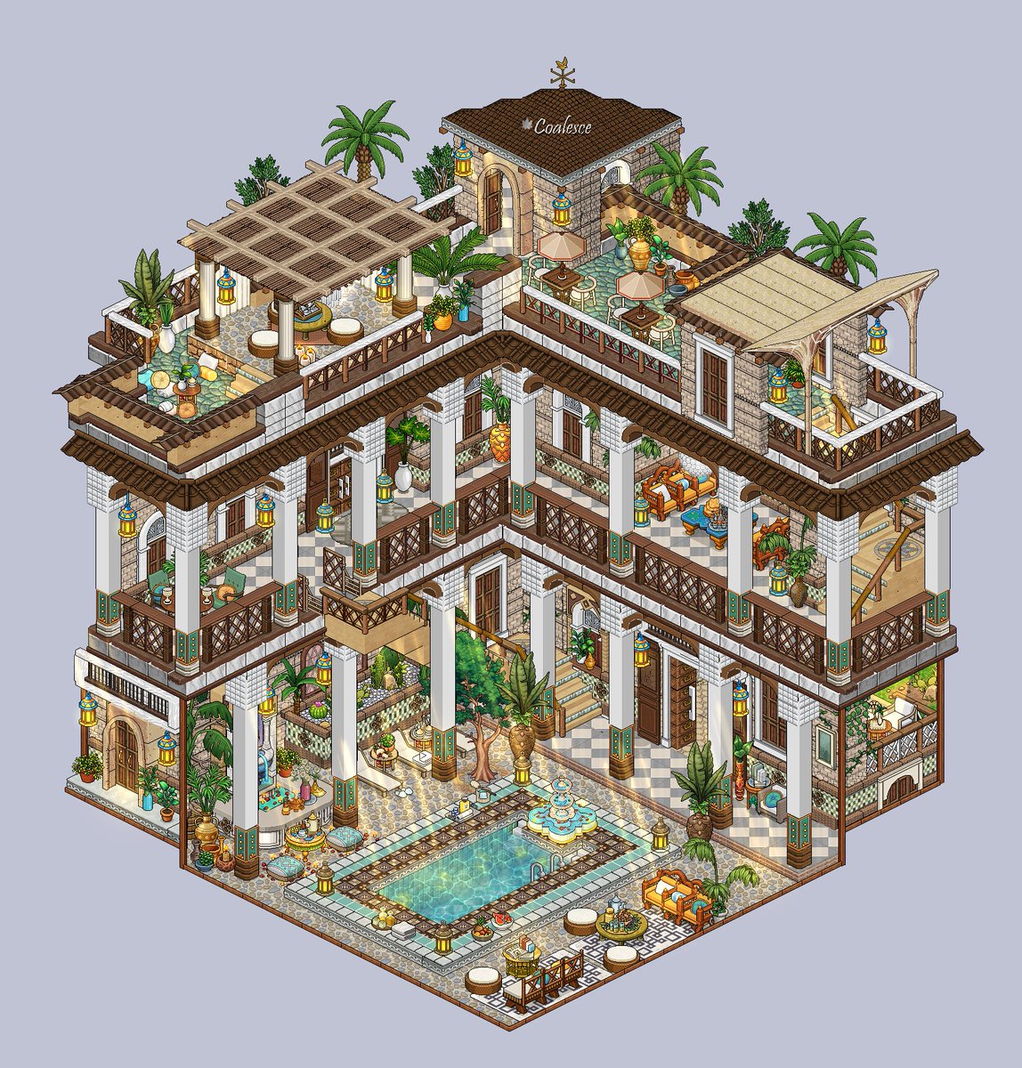 Moroccan Riad 🇲🇦🌴🌊
Roman Empire Series 3/3
Built on <a href="/habboxfrance/">Habbox</a>