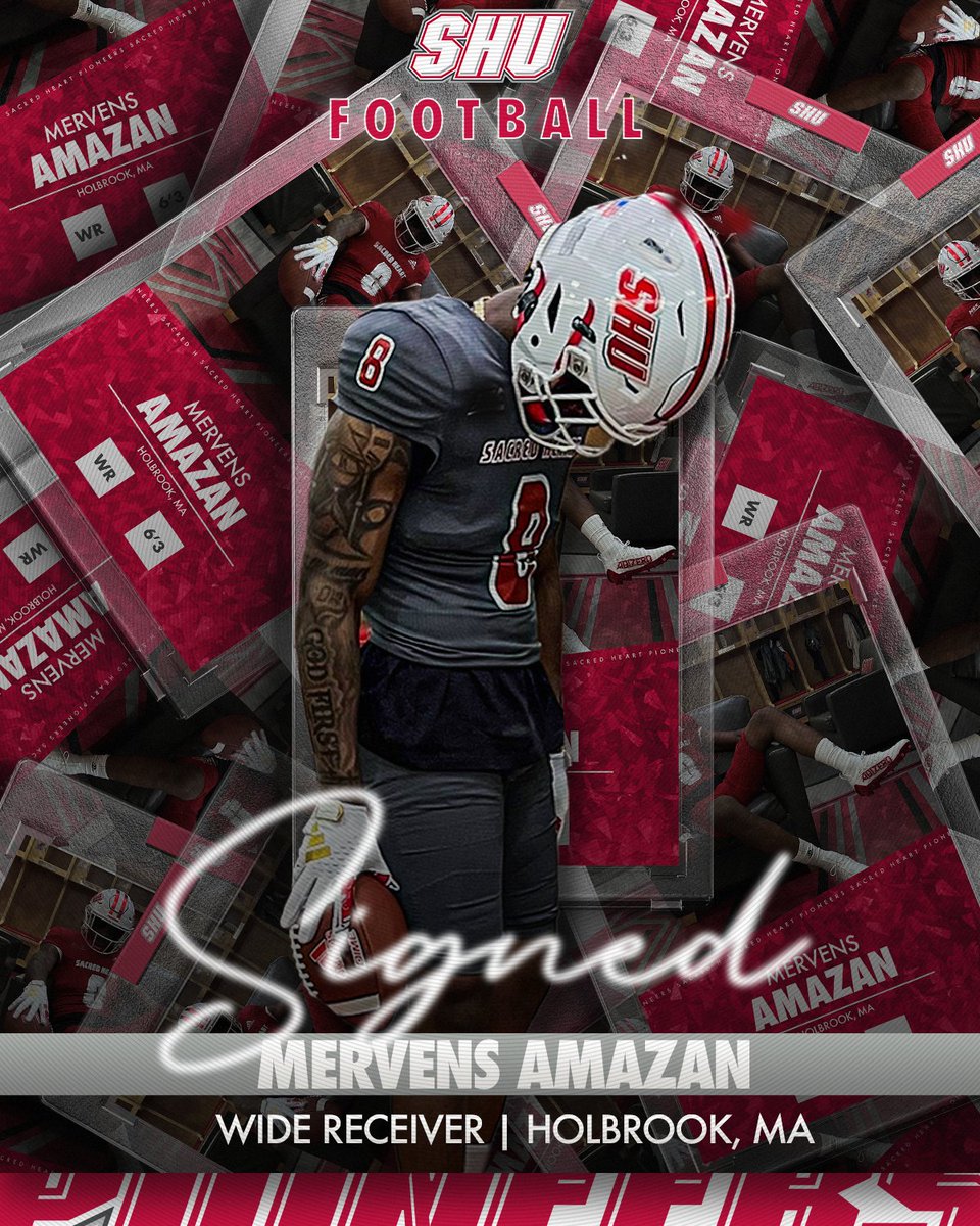 Welcome to the SHU Football family, Mervens!!

#WeAreSHU🏈 | #DEAL