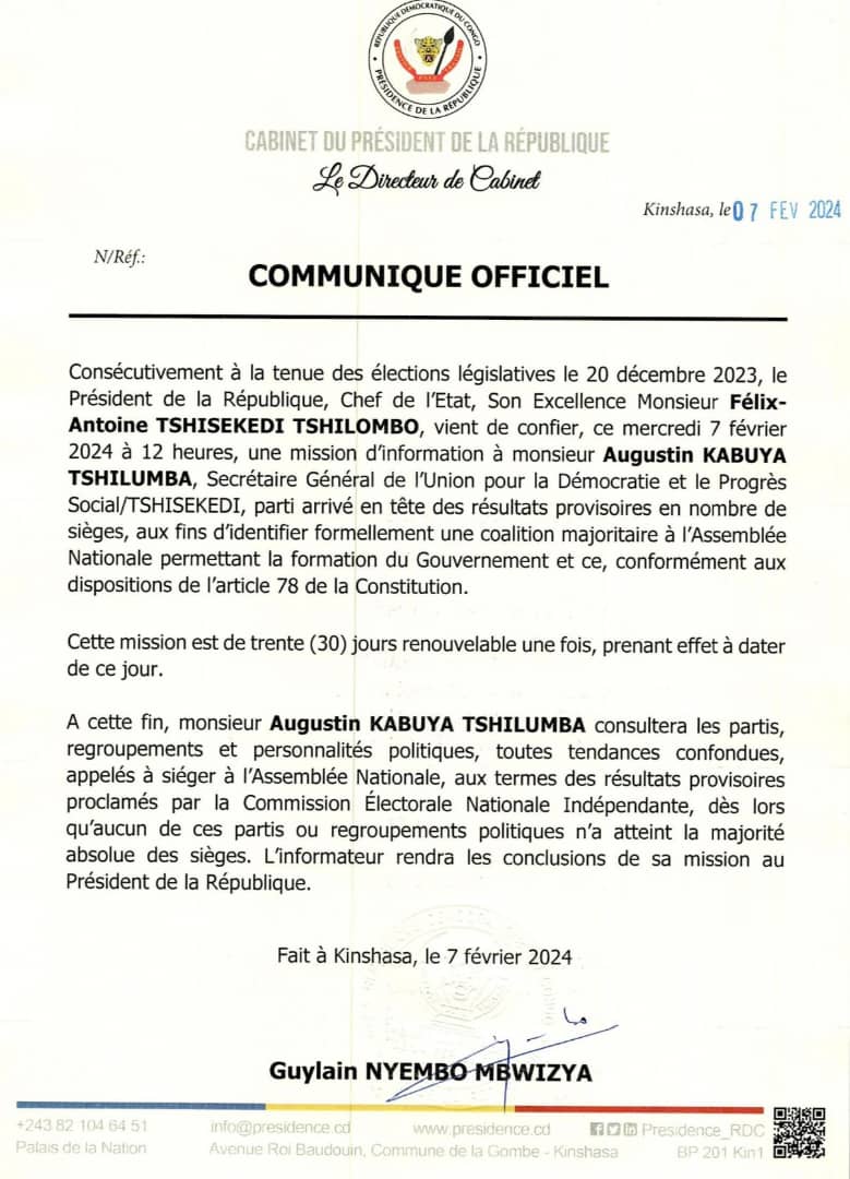 KawukaC's tweet photo. 🛑URGENT: Augustin KABUYA nommé informateur.

#Justiceforhuman https://t.co/kcU92p7pkt
