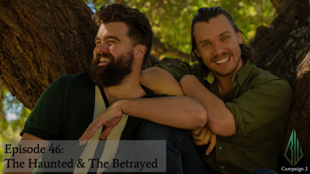 While the rest of the party fights a dragon... Esper &amp; Sux head off to Mazizi to rescue an old (ABSOLUTELY PLATONIC) flame from an evil wizard...

Ep. 46: The Haunted &amp; The Betrayed is up as VOD on Twitch! Go check it out! twitch.tv/videos/2054640…