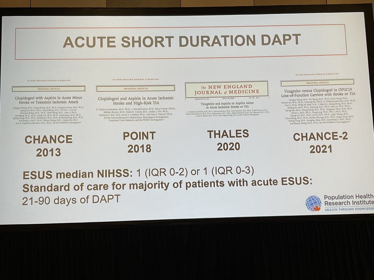 sleiman_jamal's tweet photo. Should Antiplatelet monotherapy be the Standard care for ESUS? Or are there more tailored approach? What about the risks of bleeding with anticoagulation and DAPT? Innovative debates #ISC24 @JayDoliaMD @StrokeAHA_ASA @AANmember @ShadiYaghi2 @niravbhatt1234 @LiqiShu @DiogoHaussen https://t.co/o9PfH8CeSW
