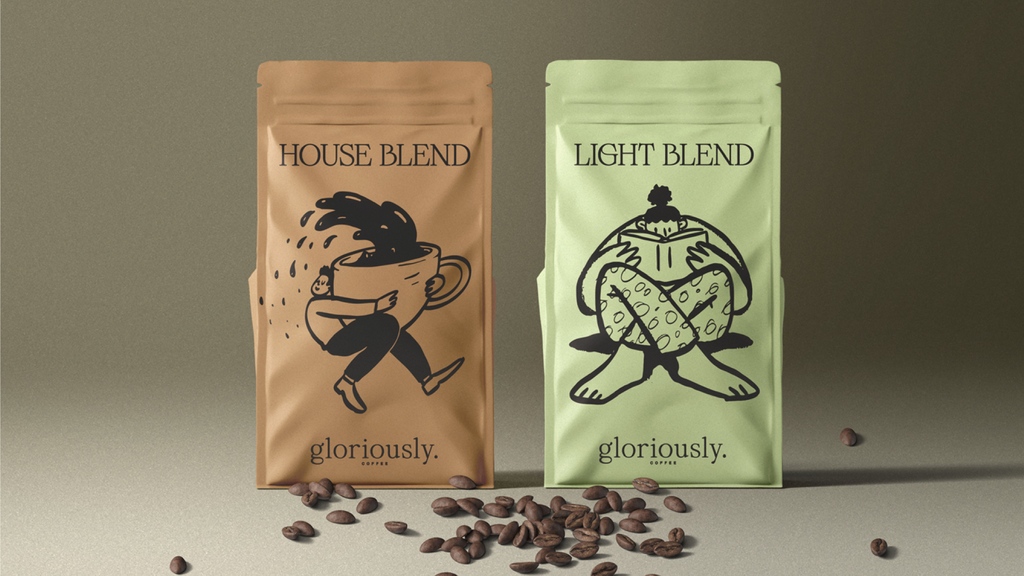 Designer Giulia Boggio imagines the best coffee in London with their vibrant, dynamic concept for Gloriously Coffee. The look is on trend from top to bottom, with illustrated characters and classy, serif typography. 

Read and see more on The Dieline! l8r.it/gqD8