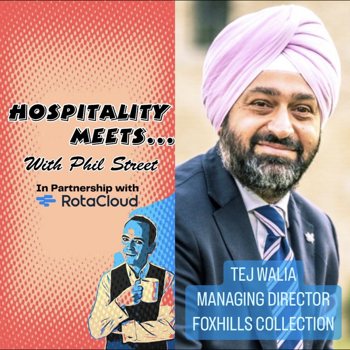 🎙️Ep177 is Live in partnership with @RotaCloud

I chat to the wonderful @WaliaTej - MD of @FoxhillsSurrey 

🎧Search 'Hospitality Meets' on your fav podcast app

Enjoy!
#leadership #lifelearning #hospitality #hotels #hospitalitystories #hospitalitycareers #mentoring #ownit