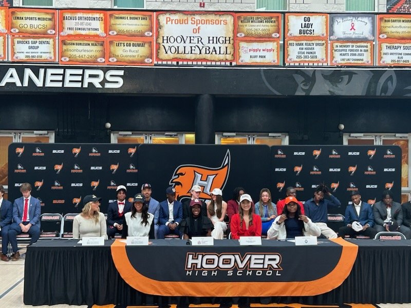 Hoover Bucs Softball (@hoover_sb) on Twitter photo Always a special time watching players sign and have an opportunity to play at the next level.
Congratulations to all <a href="/HooverAthletics/">Hoover Bucs</a> athletes today! #GoBucs Always a special time watching players sign and have an opportunity to play at the next level.
Congratulations to all <a href="/HooverAthletics/">Hoover Bucs</a> athletes today! #GoBucs