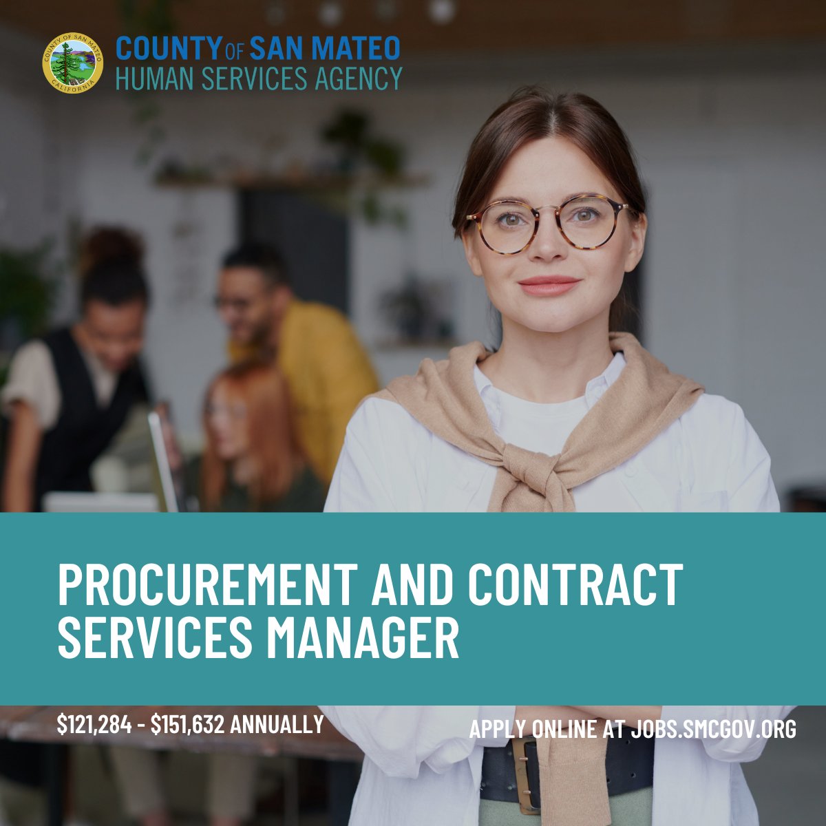 @SMCHSA is seeking highly motivated professionals for the position of Procurement and Contract Services Manager. Ready to lead their procurement team to new heights? Apply today: governmentjobs.com/careers/sanmat… #WorkWithPurpose #ProcurementManager