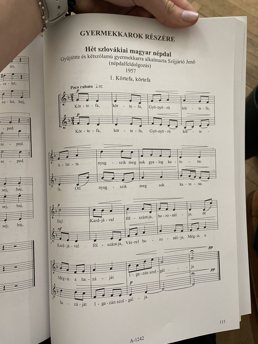 officially joined a slovak-hungarian choir
