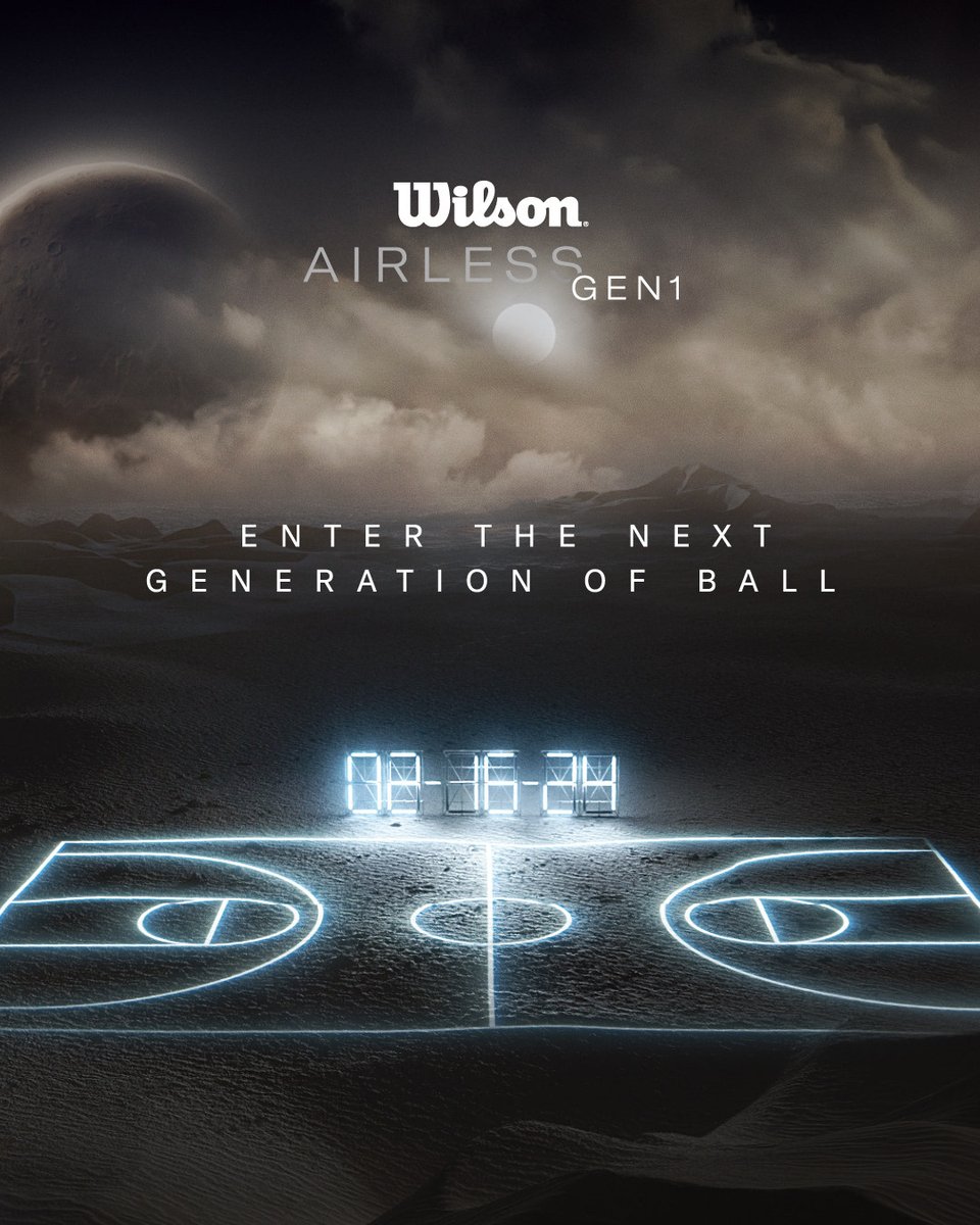 A new horizon looms.

Wilson Airless Gen1
02.16.24

Learn more here: bit.ly/AirlessGen1
- -
#WilsonBasketball #BondedByBall #AirlessGen1