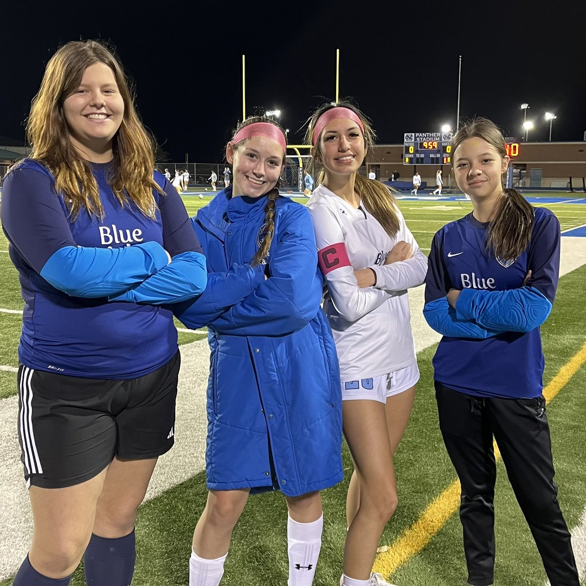 Two wins last night! The JV got a 4-0 win with Viviani netting a #hattrick!
North Crowley made life tough for the Varsity but they eventually prevailed with a 3-1 win. @Aurora_creevy @SkylarHenley4 & Ashlynn W all scoring
Back at the Penn on Friday
#TurnitUp
#BELLieve
