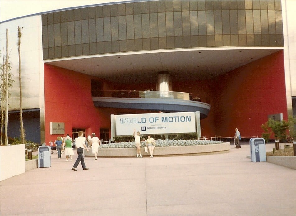 JimShull's tweet photo. Was World of Motion at Epcot inspired by the World's Fair. It has the feel of being a close relationship. #Epcot #WorldofMotion https://t.co/ajKYRgkSUI