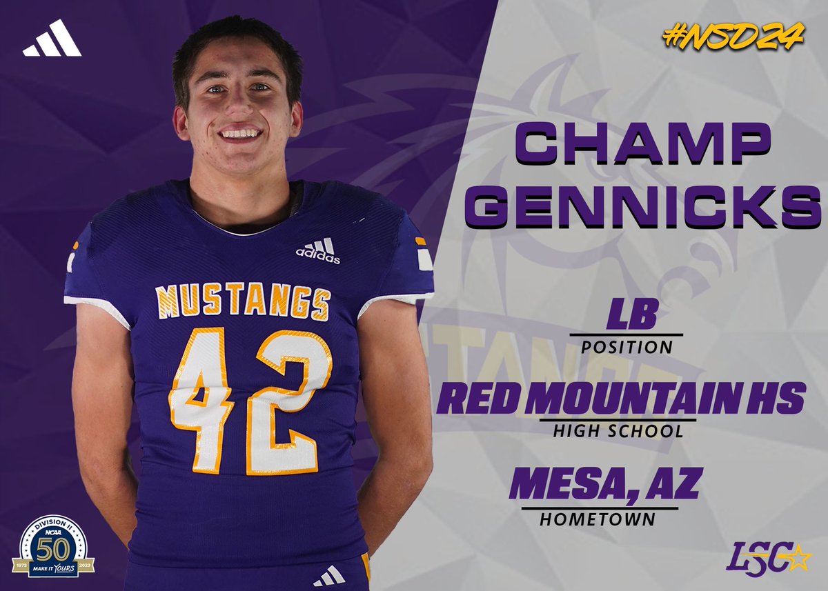 Welcome to Silver City @ChampGNX 🐎 | Champ Gennicks 🏈 | Linebacker 🟣 | Red Mountain High School 🟡 | Mesa, AZ #RareBreed #Mustangs