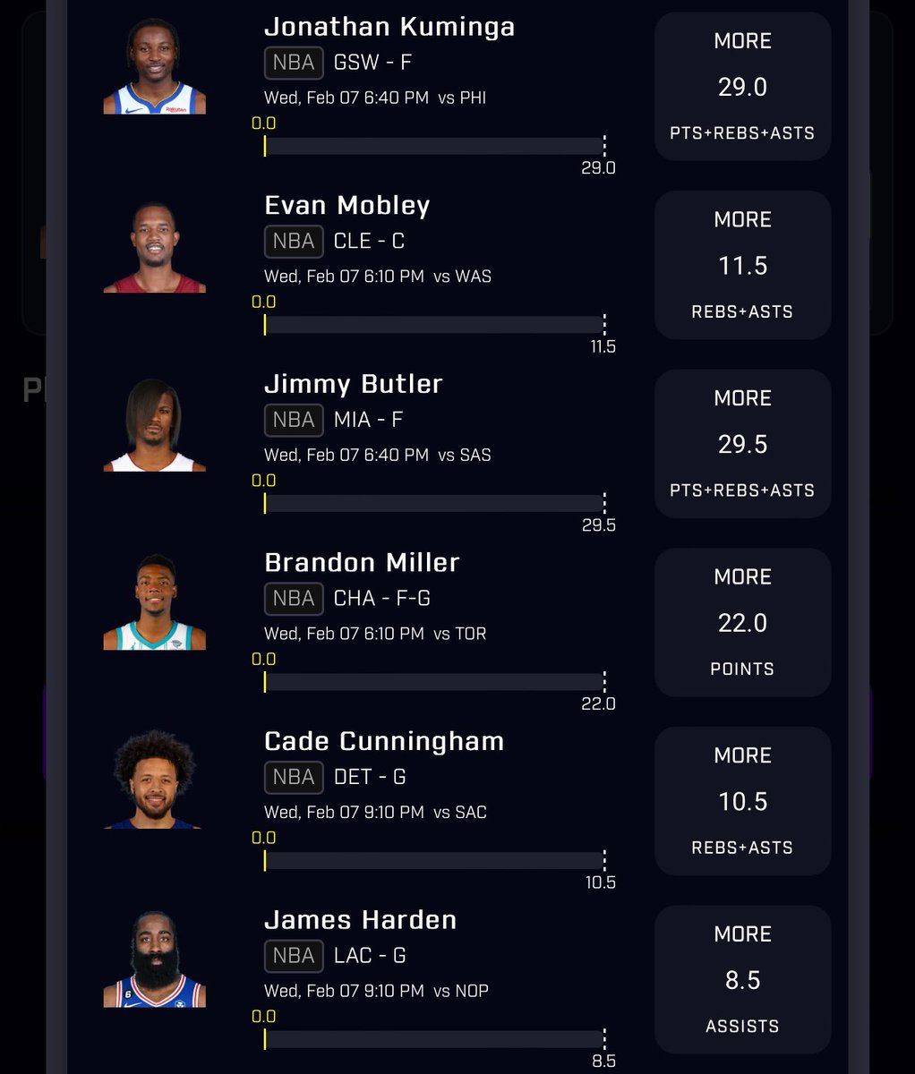 ZRob4444's tweet photo. NBA PrizePicks 25x slips! 🏀🔥

We went 14-6 on our PrizePicks plays last night! Let’s keep that hit rate up and another 25x takedown will be in our near future!😤🫡

Kuminga and Miller are my fav two! I have several asking about 2 picks so I’ll try and mention them in here for those that want that!