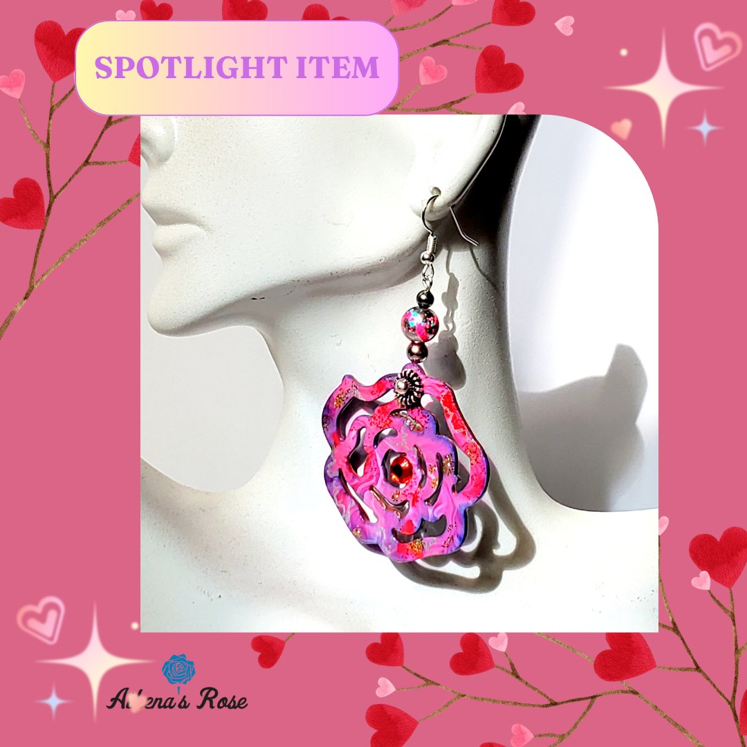 Introducing our Fuchsia Rose Wood Earrings, the blooming sensation for your ears! S
💖Shop our Valentine's Day collection now and enjoy 40% off $15 or more with promo code: LOVE2024
#Valentinesday #abstractart #woodjewelry #wearableart #roseearrings #woodearrings #handmadejewelry