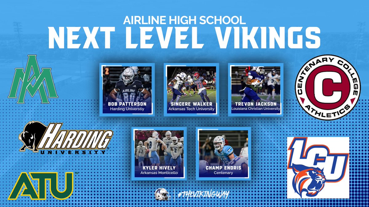 Congrats to these Vikings for pursuing the next chapter of their football journey! #thevikingway