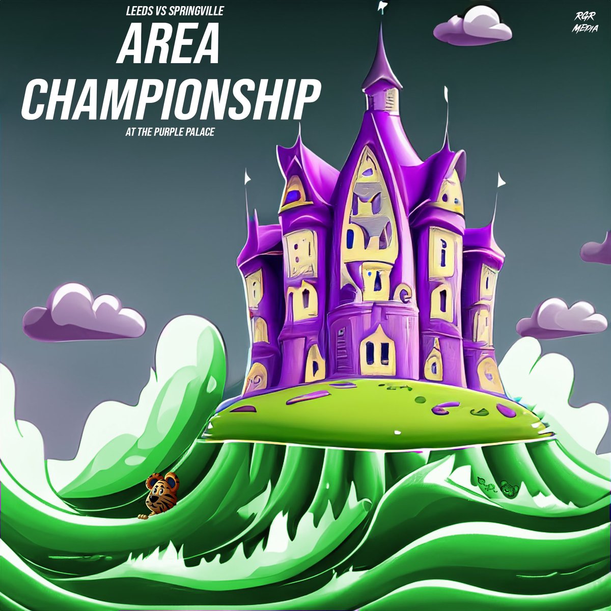 Greenwave rolling into the Purple Palace tonight at 6PM for the Area Championship. #RGR