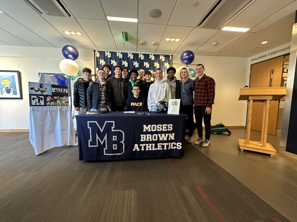 Football Signing Day!

At Moses Brown, Quakers QB Luke Porcaro officially committing to play at Pace University starting in the Fall.

You’ll hear from him after putting pen to paper tonight on <a href="/ABC6/">ABC6 News Desk</a> Sports! <a href="/MBQuakers/">Moses Brown School Athletics</a> <a href="/luke_porcaro/">Luke Porcaro</a> <a href="/PaceUAthletics/">Pace Athletics</a>