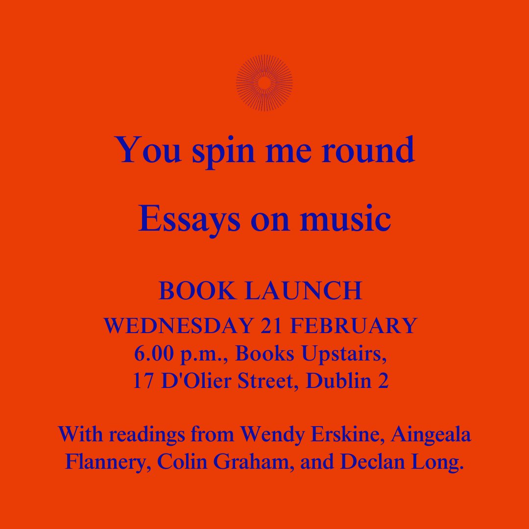PVA Books (@papervisualart) on Twitter photo ๐ผJoin us on Wednesday 21 February in <a href="/BooksUpstairs/">Books Upstairs</a> for some refreshments and readings to celebrate the launch of ๐ ๐ฐ๐ถ ๐ด๐ฑ๐ช๐ฏ ๐ฎ๐ฆ ๐ณ๐ฐ๐ถ๐ฏ๐ฅ: ๐๐ด๐ด๐ข๐บ๐ด ๐ฐ๐ฏ ๐ฎ๐ถ๐ด๐ช๐ค! ๐ผ
Eventbrite sign-up: shorturl.at/cNVX9
Many thanks to <a href="/artscouncil_ie/">The Arts Council / An Chomhairle Ealaรญon</a> for their support! ๐ผJoin us on Wednesday 21 February in <a href="/BooksUpstairs/">Books Upstairs</a> for some refreshments and readings to celebrate the launch of ๐ ๐ฐ๐ถ ๐ด๐ฑ๐ช๐ฏ ๐ฎ๐ฆ ๐ณ๐ฐ๐ถ๐ฏ๐ฅ: ๐๐ด๐ด๐ข๐บ๐ด ๐ฐ๐ฏ ๐ฎ๐ถ๐ด๐ช๐ค! ๐ผ
Eventbrite sign-up: shorturl.at/cNVX9
Many thanks to <a href="/artscouncil_ie/">The Arts Council / An Chomhairle Ealaรญon</a> for their support!