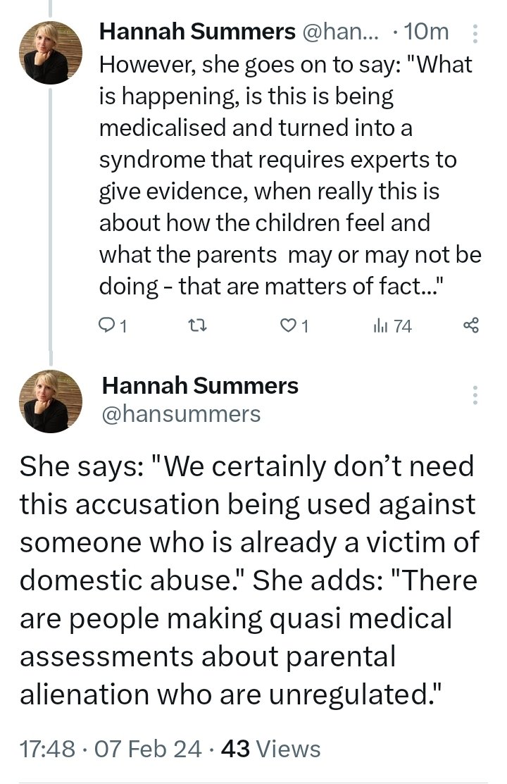 Victims of #ChildSexAbuse often don't realise they were abused until they are adults. 

It is the same for child victims of #ParentalAlienation 

Until the latter is acknowledged like the former, we will continue to get harm-FULL reporting like this: 👇